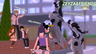 [ZEYZA&FRIENDS]JALAN JALAN PEMBAWA APES🗿🙏🏽#sakuraschoolsimulator#fypシ#dramasakuraschoolsimulator#