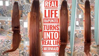 Real Life Rapunzel turns into Real Life Mermaid (PREVIEW)