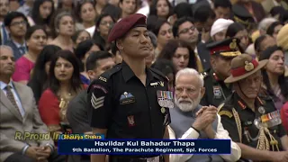राष्ट्रपति कोविन्द ने हवलदार कुल बहादुर थापा को शौर्य चक्र प्रदान किया🫡🙏❤️