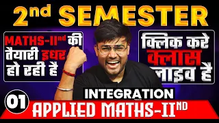 #1 Polytechnic 2nd Semester Applied Math-II (Introduction of Integration) हिंदी/English | All Branch