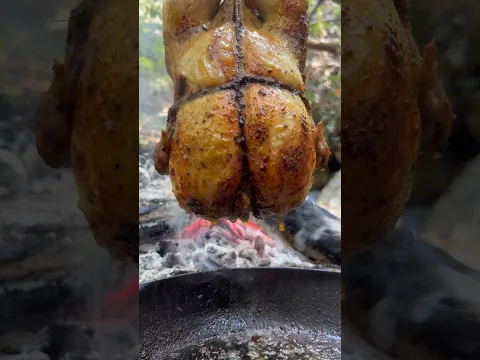 Doğada Kızarmış Bütün Tavuk 🐔 | Roasted Chicken in Nature