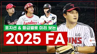 2025 FA 명단 미리보기 ｜ 올해 최고액은 누가 될까?