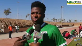 EDMOND TAPSOBA EVOQUE LE MATCH CONTRE LE NIGER ET CELUI CONTRE L'ALGERIE