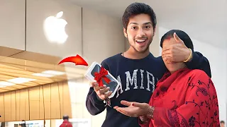 FINALLY!! I GIFTED IPHONE TO MY MOTHER 😍