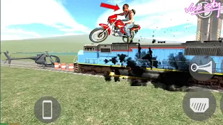 FRANKLIN VS TRAIN VS FUEL TANK 😰 | INDIAN BIKE DRIVING 3D