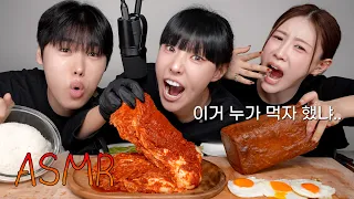 지옥의 실비김치&통스팸 ASMR….