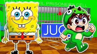 Escapa De La Prision De Bob Esponja En Roblox  | Dylan Juega