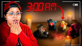 GRABÉ A MIS FURBYS SOLOS TODA LA NOCHE Y ESTO PASÓ… 😰🔪 | Patho