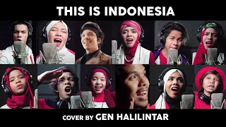 THIS IS INDONESIA - GEN HALILINTAR COVER | 11 KIDS + PARENTS
