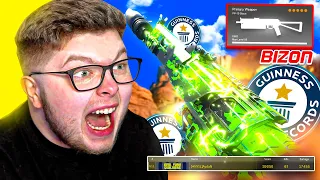I killed 61 Players with a BIZON for the NEW SOLO TRIOS WORLD RECORD in Warzone 😬