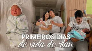 os primeiros dias de vida do bebê no hospital