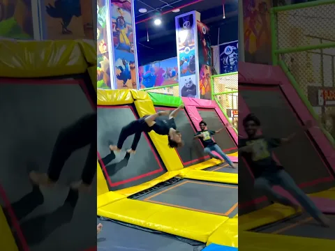 We both pulled off an awesome stunt!🤩 #viralvideo #viralshorts 🤯#foryou 😱