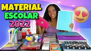 MEU MATERIAL ESCOLAR 2022 COMPLETO!!!
