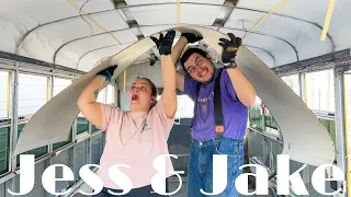 AC and Roof Removal | The Skoolie Project Pt.2