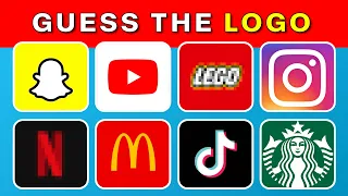 Guess The Logo in 3 Seconds | NETFLIX, SNAPCHAT, TIKTOK | Logo Quiz 2025