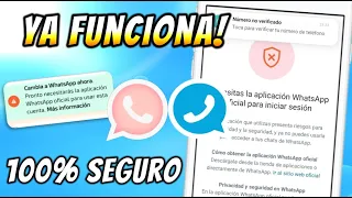 ✅ Como SOLUCIONAR Baneo de Whatsapp Estilo Iphone y Plus | Necesitas la Aplicación oficial 🤗 📱