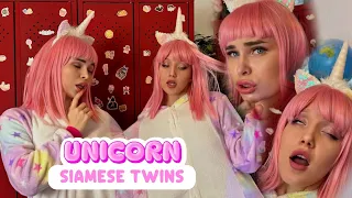SIAMESE UNICORN TWINS: Double the Magic, Double the Trouble! 🦄x2️⃣