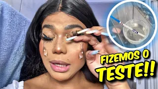 TOMEI CORAGEM E FIZ UM EXAME PARA TER CERTEZA DA GRAVIDEZ !!!