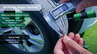 Much Less Destruction Of The Tire & Much Less Air Leaks