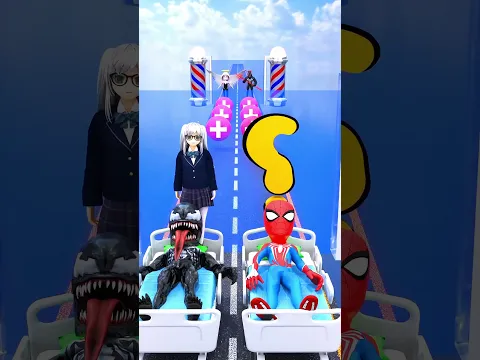Heal Run Venom Vs Red Spidey Funny Epic Challenge! #gta5