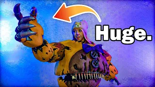 I Made FNAF Chomping Chest & Hands ! (Nightmare Fredbear)