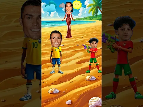¿Quién encontrará al verdadero Ronaldo? Messi vs Neymar vs Haaland vs Mbappé ⚽👹👻😂