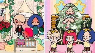 My Parents Abandoned Me Because I Have Green DOLARS$ Hair 💵🥺💔| Tocalifeworld |Tocalifestory