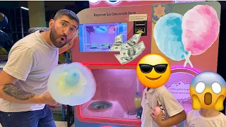 PAMUK ŞEKER MAKİNASI GÖRDÜNÜZ MÜ 😱