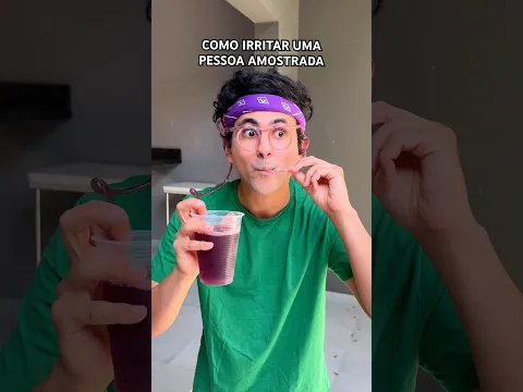 COMO IRRITAR UMA PESSOA AMOSTRADA