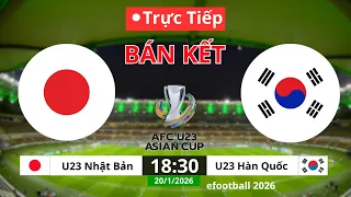 Hàn Quốc vs Nhật Bản, Bán Kết U23 châu Á 2026 | efootball pes