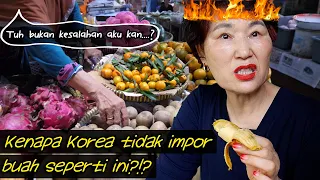 Kok emak Korea marah banget setelah mencoba buah buahan Indonesia...