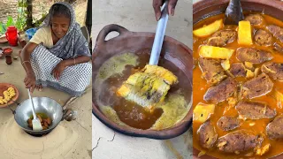 Boiled Rohu Fish Balls Curry | Traditional Bengali Village Style Recipe