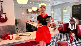 ASMR 1950's Diner Roleplay ❤️‍🔥🍔🎙️ (Immersive POV Experience)