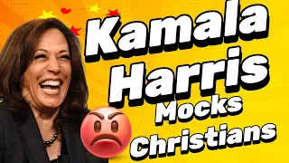 Kamala Harris Mocks Christians as person yells out “Jesus is lord” at rally
