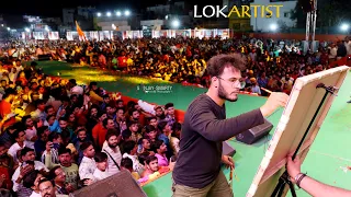 Live painting 🔥performance with @kanhiyamittalofficial 😍 on stage