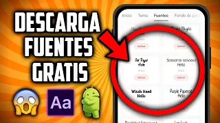 Cómo descargar cualquier fuente para tu celular gratis | Cambiar nuevas fuentes en Android sin root