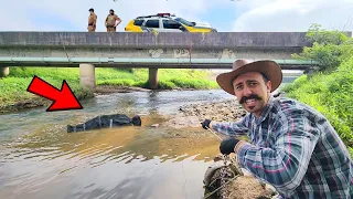 Pesca Magnética na ponte dos despachos ( Encontraram 2 C9RP0S aqui)