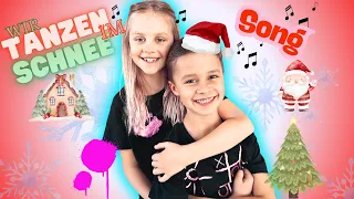 🎤Song "wir tanzen im Schnee" von Lia und Luca! #kinder #kindermusik #weihnachten #schnee #party
