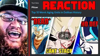 Reacting To Top 10 Worst Aging Units in Dokkan History! (DBZ: Dokkan Battle)