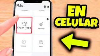 Como HACER ROPA en ROBLOX desde CELULAR (2026) - Paso a Paso
