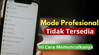 Cara Mengatasi Opsi Mode Profesional Facebook yang Tidak Muncul 2025