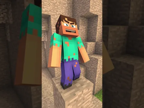 funny steve dance: but it's skeleton #minecraftanimation #shorts