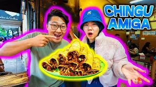 ¡¡CHINGU AMIGA PRUEBA TACOS CALLEJEROS por 1ERA VEZ!! @ChinguAmiga