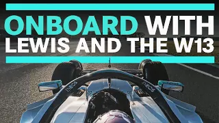 Onboard With Lewis and the New W13 at Silverstone!