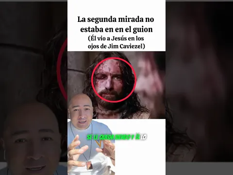 En esta escena obtuvo su conversión, el que actuó de barrabás en la pasión de Cristo.