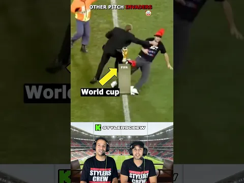 Craziet pitch invaders 🤯 #footballfun #footballfunnyvideo #invader
