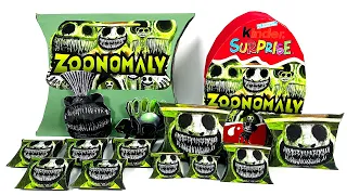 UNBOXING MYSTERY LEGO Zoonomaly KINDER EGGS Blind Bags‼️❌(DO NOT WATCH!😱)