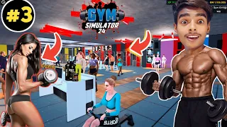 Minchu gamerz Gym simulator 24 episode 3 😎 || Body building tycoon gym simulator gameplay