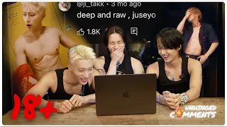 Showing KPOP IDOLS their Fan's Thirst Comments 🌶️💦