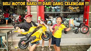 DODE BELI MOTOR BARU !! PAKAI UANG RECEHAN DARI CELENGANNYA !!